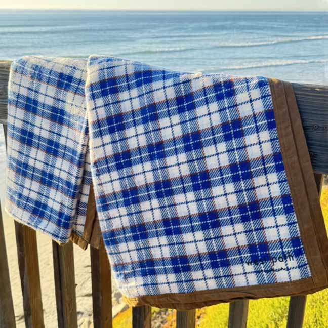 Wool Canvas Camping Blanket - Waxed Canvas Outdoor Blanket / Bushcraft Blanket from West Path