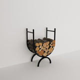 Oval Shaped Metal Log Holder from VITAHOME DESIGN LLC