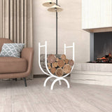 Oval Shaped Metal Log Holder from VITAHOME DESIGN LLC