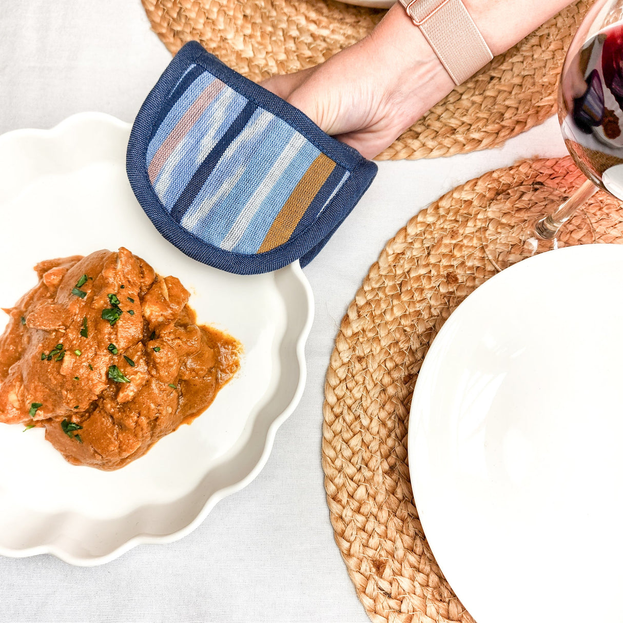 Double Ended Oval Pot Holder from Upavim Crafts