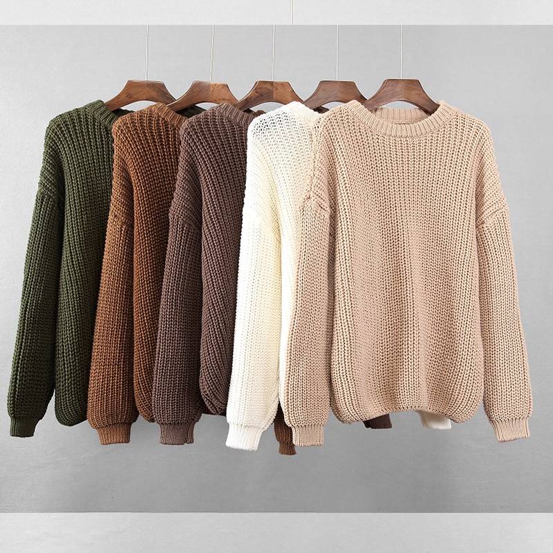 Loose Oversized Knit Sweater From Kawaii Stop