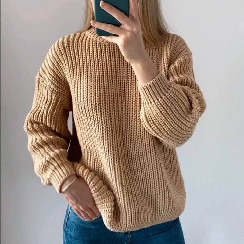 Loose Oversized Knit Sweater From Kawaii Stop