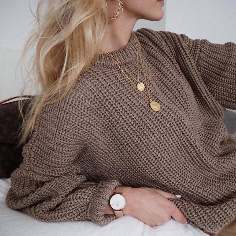Loose Oversized Knit Sweater From Kawaii Stop