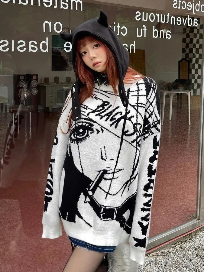 Oversized Misa Sweatshirt From Kawaii Stop