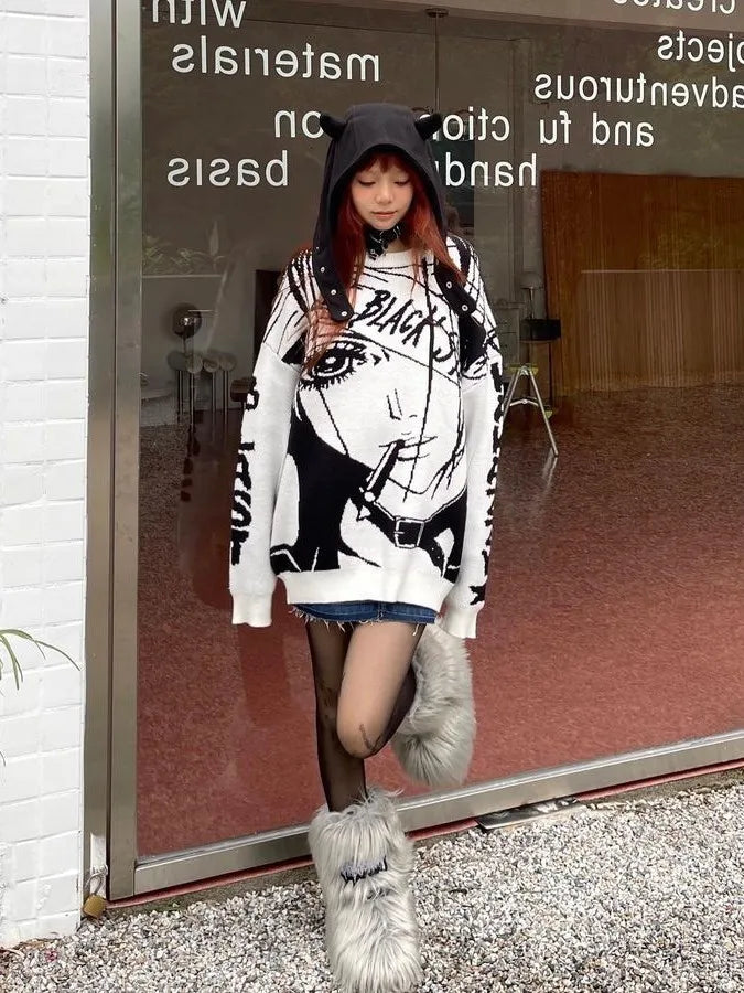 Oversized Misa Sweatshirt From Kawaii Stop