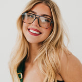 Oversized Square Aviator Blue Light Glasses from Pretty Simple
