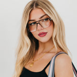 Oversized Square Aviator Blue Light Glasses from Pretty Simple