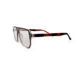 Oversized Square Aviator Blue Light Glasses from Pretty Simple