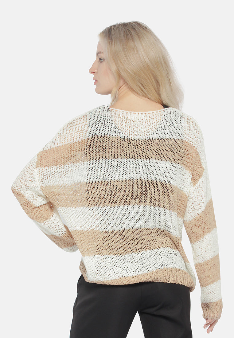 Oversized Knitted Top from London Rag International