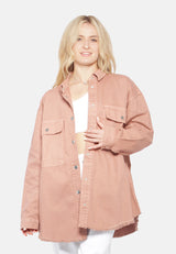 Oversized Long Sleeve Shacket from London Rag International