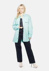 Oversized Long Sleeve Shacket from London Rag International