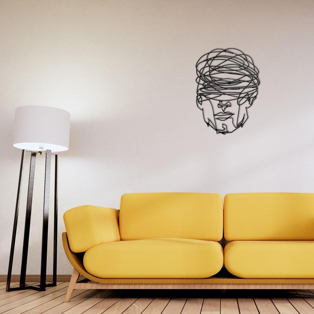 Overthinking Man Metal Wall Decor from VITAHOME DESIGN LLC