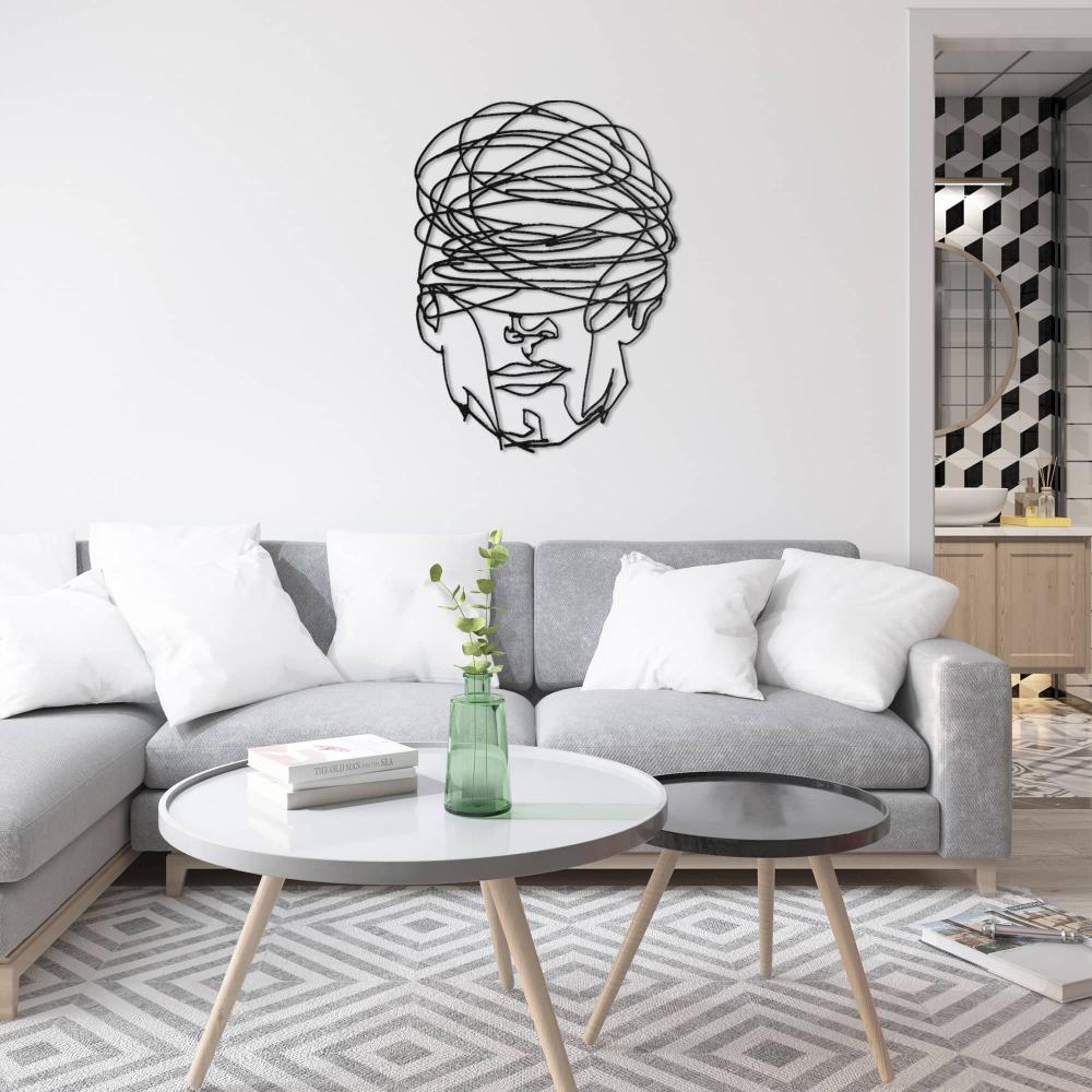 Overthinking Man Metal Wall Decor from VITAHOME DESIGN LLC