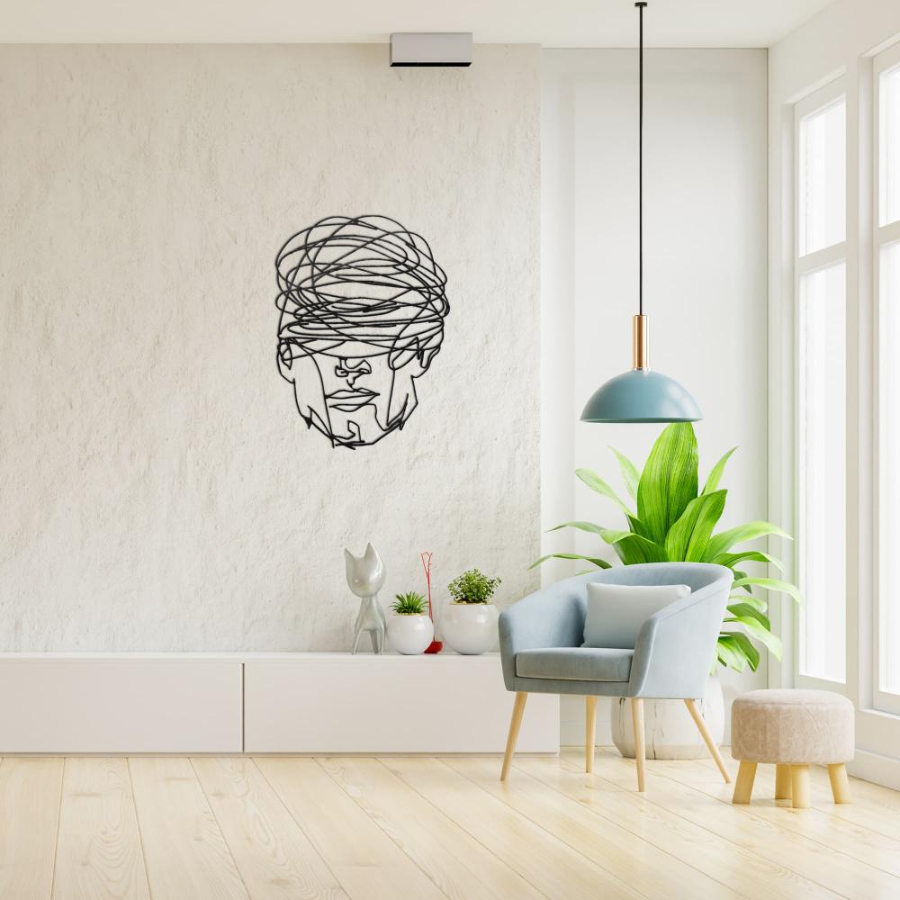 Overthinking Man Metal Wall Decor from VITAHOME DESIGN LLC