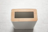 Trash Can - Two Styles - Steel + Wood from Yamazaki Home