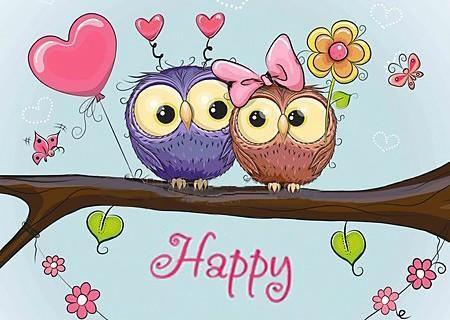 Owl Date WD2320 14.9 x 10.6 inches Wizardi Diamond Painting Kit from Wizardi