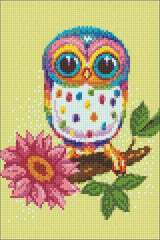 Owl Maia CS248 7.9 x 11.8 inches Crafting Spark Diamond Painting Kit from Wizardi