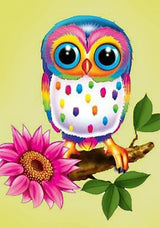 Owl Maia CS248 7.9 x 11.8 inches Crafting Spark Diamond Painting Kit from Wizardi