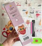 Owl Nika CS2374 7.9 x 7.9 inches Wizardi Diamond Painting Kit from Wizardi
