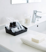 Vanity Tray - Angled - Two Sizes - Steel from Yamazaki Home