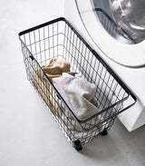 Rolling Wire Basket (14.8" H)  - Steel from Yamazaki Home