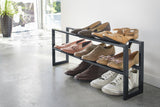 Expandable Shoe Rack - Two Sizes - Steel from Yamazaki Home