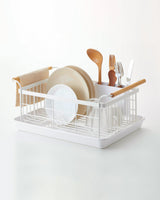 Dish Rack - Steel + Wood from Yamazaki Home