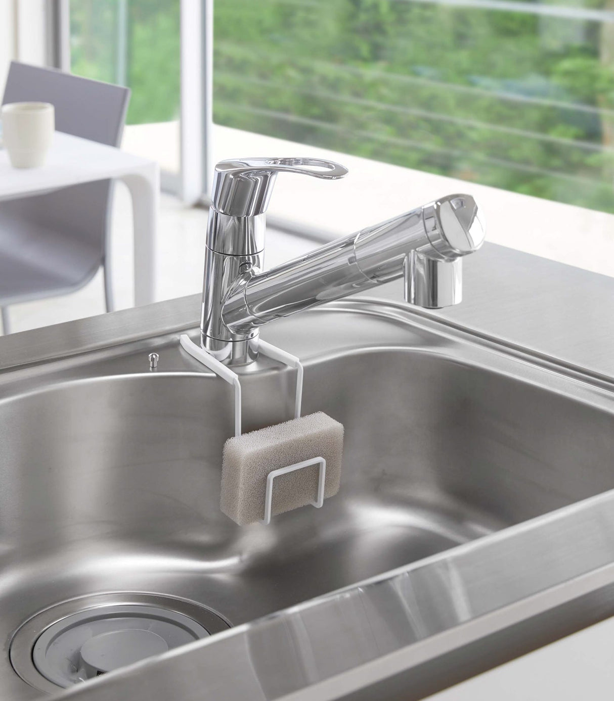 Faucet-Hanging Sponge Holder - Two Sizes - Steel from Yamazaki Home