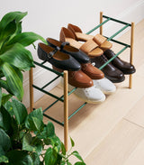 Expandable Shoe Rack (18" H)  - Steel - Forest Green from Yamazaki Home