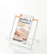 Tablet and Cookbook Stand - Steel + Wood from Yamazaki Home