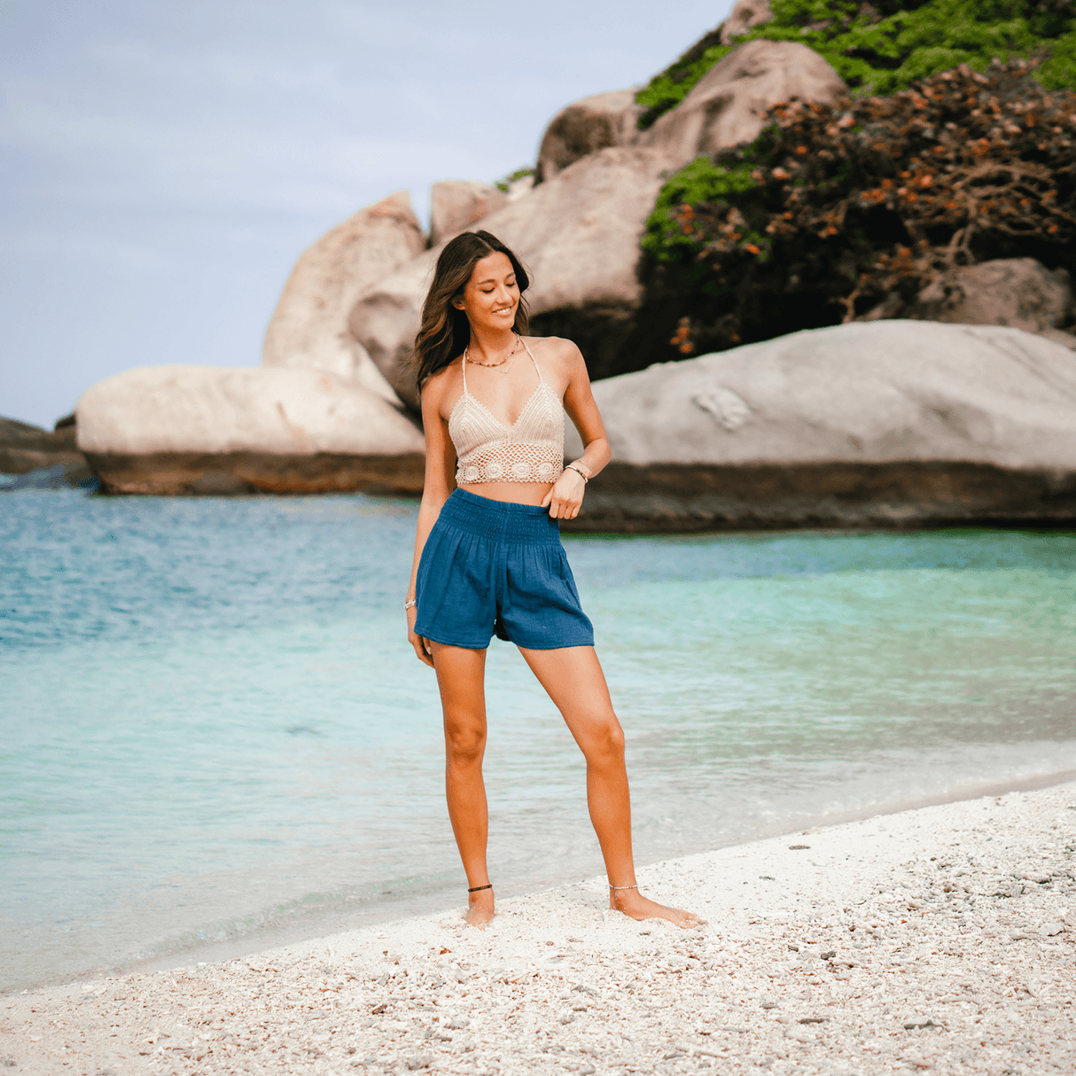 Pacific Cotton Shorts From LotusAndLuna