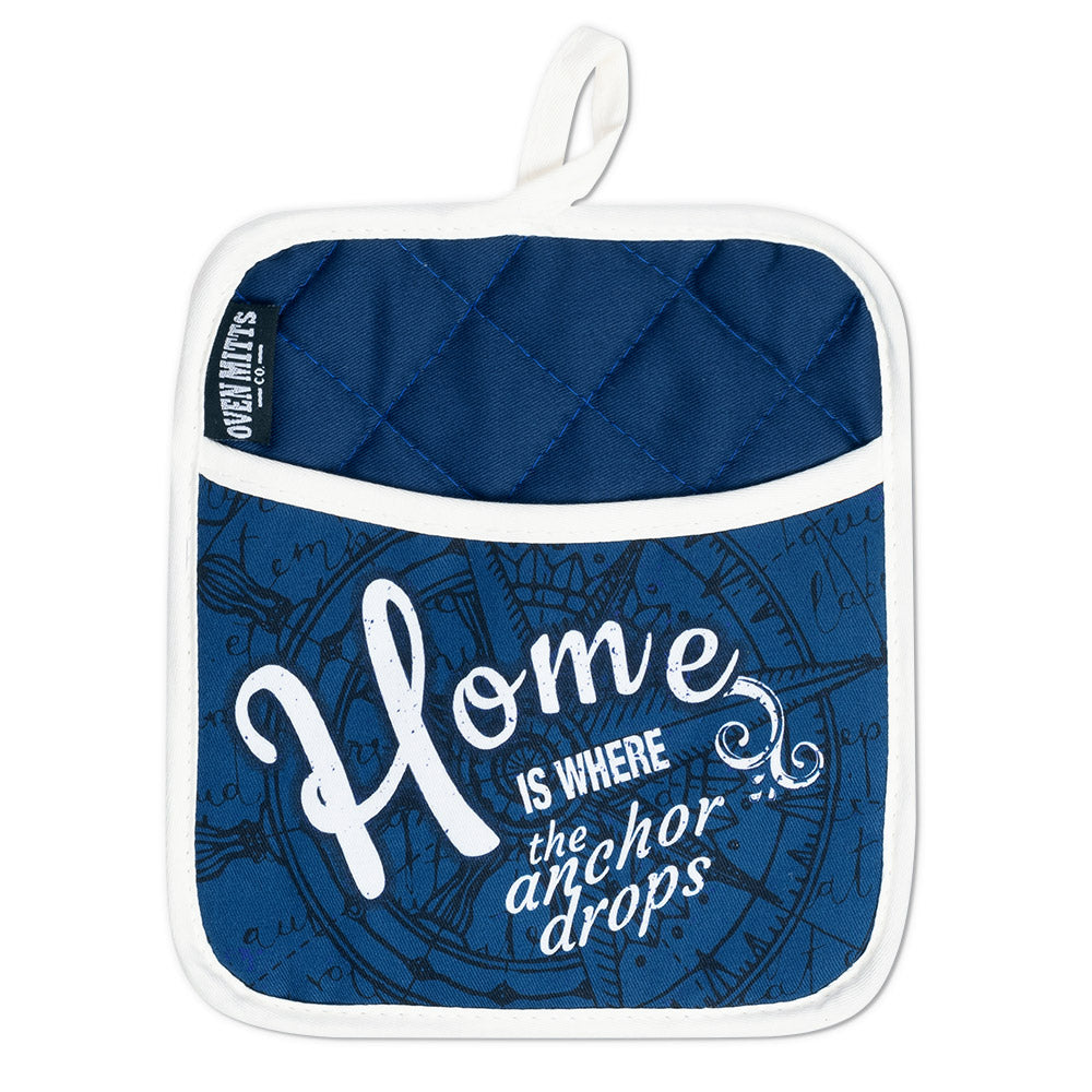Nautic Home Navy Oven Mitts And Potholder Set From Zapps Clothing
