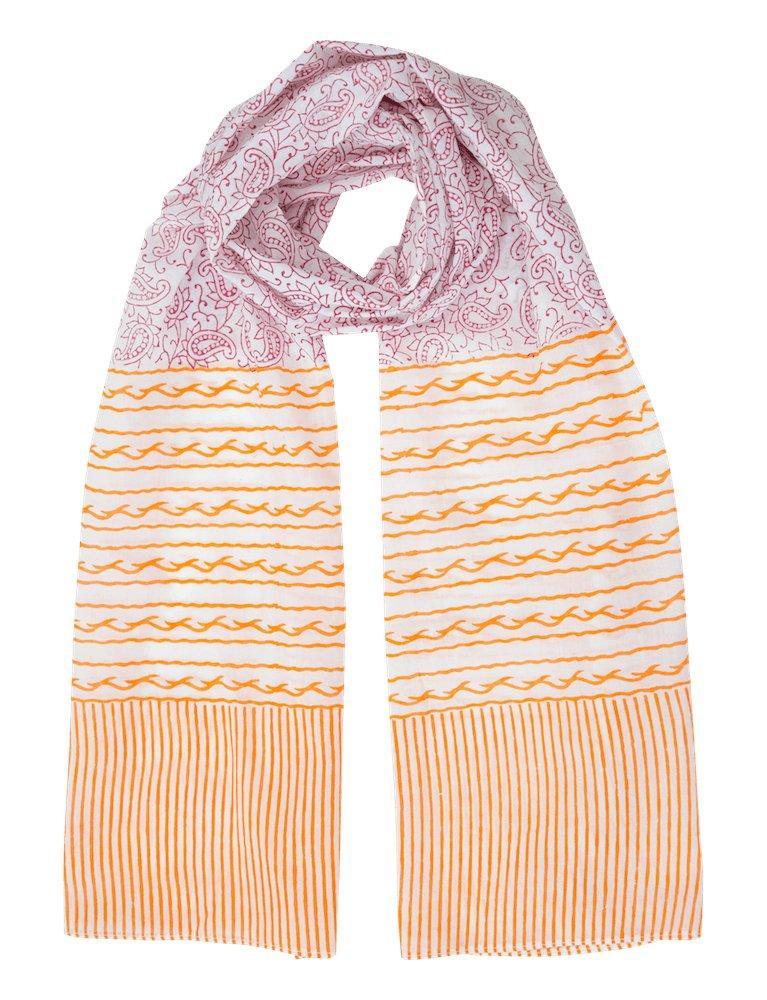 Paisley & Stripe Scarf from Passion Lilie