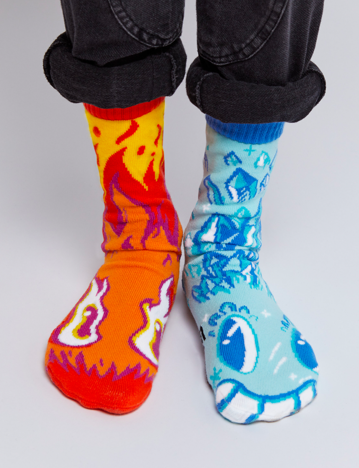 KIDS BURNIE & ICEY NO SLIP SOCKS from Pals Socks