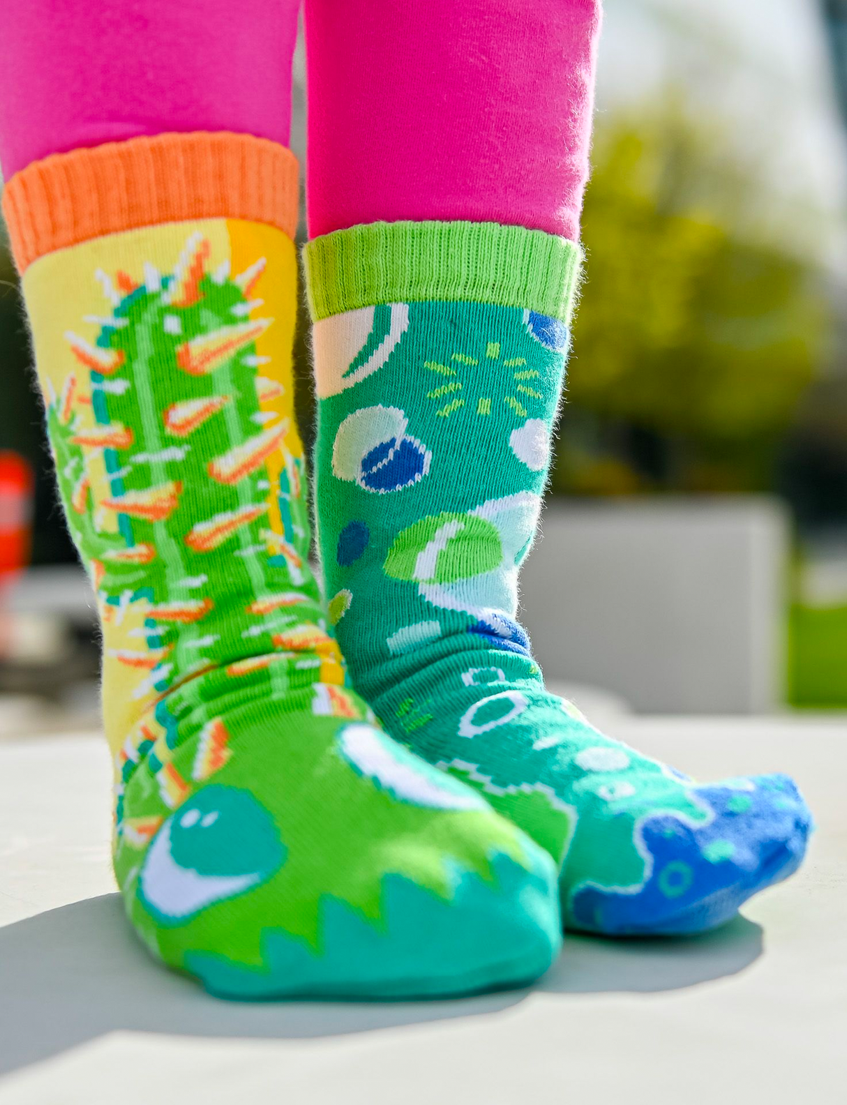 KIDS POKEY & POPPY NO SLIP SOCKS from Pals Socks