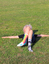 ADULT RAINBOWFACE & MR. GRAY SOCKS from Pals Socks