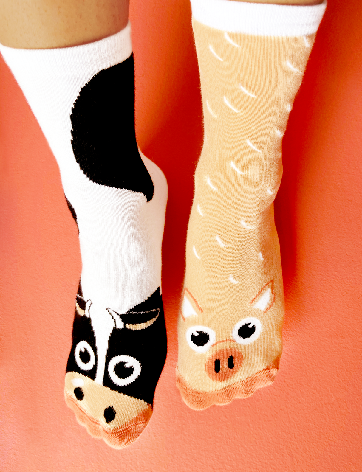 ADULT COW & PIG SOCKS from Pals Socks
