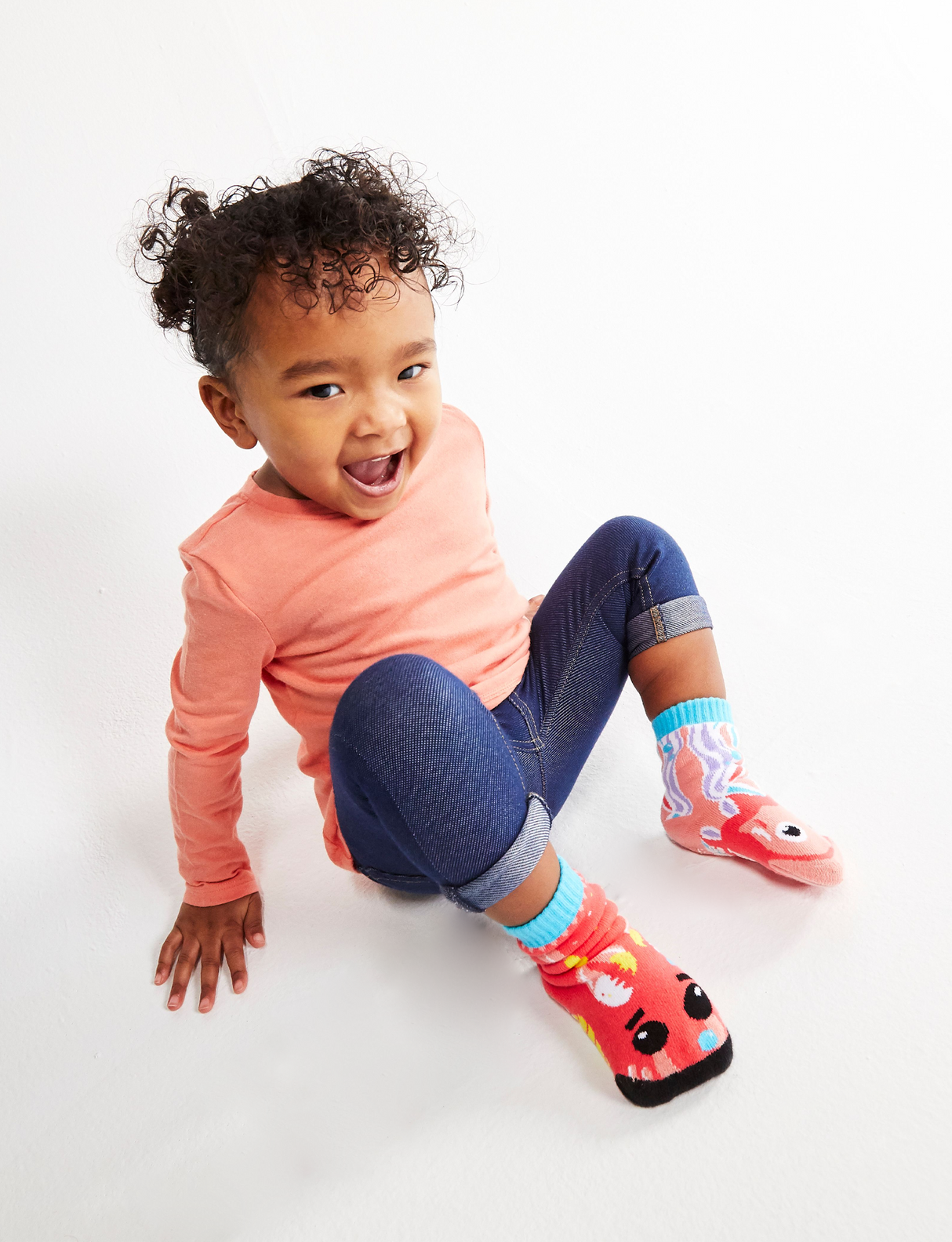 KIDS CRAB & JELLYFISH NO SLIP SOCKS from Pals Socks