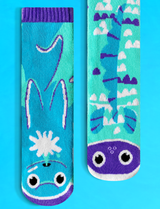 KIDS DOLPHIN & FISH NO SLIP SOCKS from Pals Socks