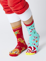 ADULT GINGERBREAD & CANDY CANE CHRISTMAS SOCKS from Pals Socks