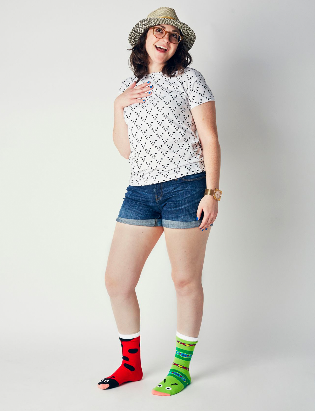 ADULT LADYBUG & CATERPILLAR SOCKS from Pals Socks