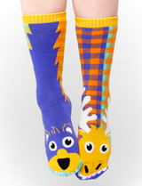 ADULT MOOSE & BEAR SOCKS from Pals Socks