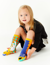 KIDS MOOSE & BEAR NO SLIP SOCKS from Pals Socks