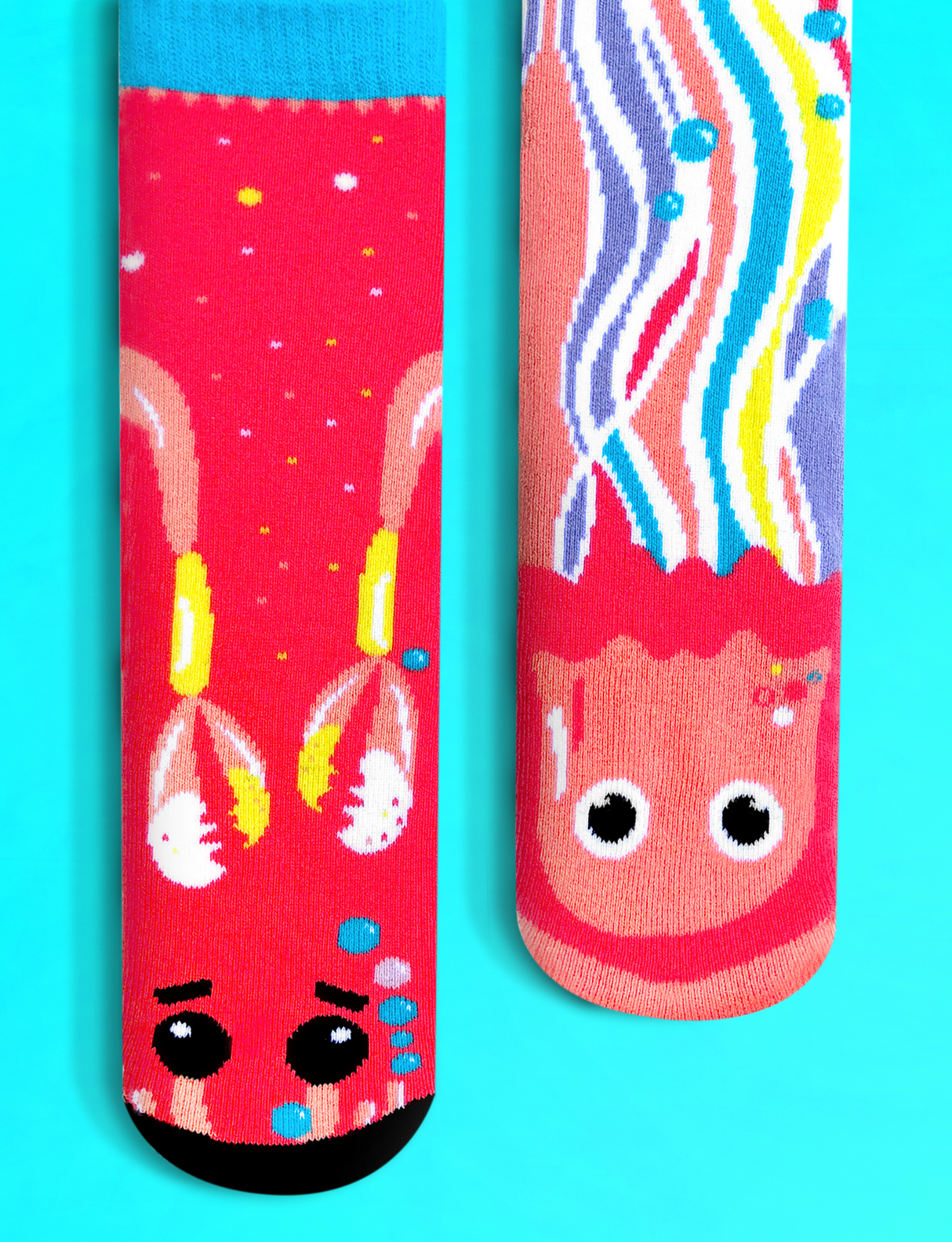 KIDS CRAB & JELLYFISH NO SLIP SOCKS from Pals Socks