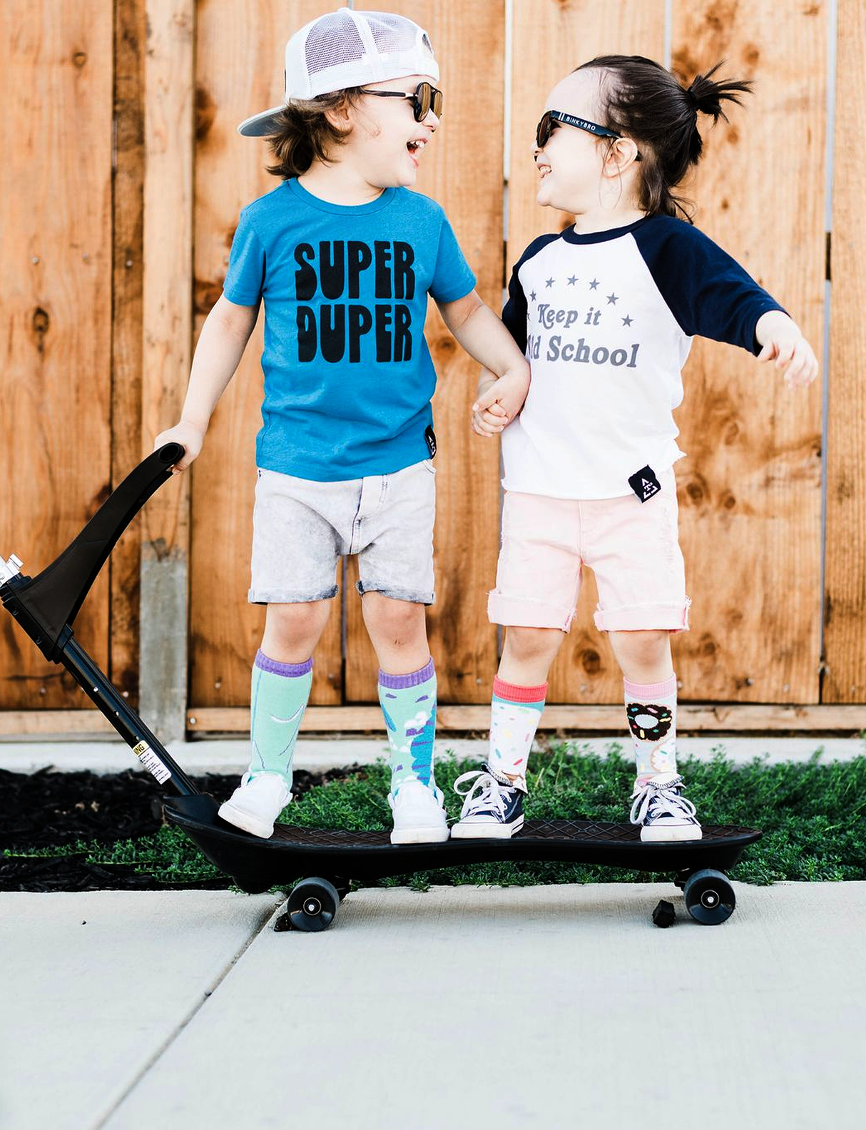 KIDS DOLPHIN & FISH NO SLIP SOCKS from Pals Socks