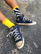 ADULT LION & ZEBRA SOCKS from Pals Socks