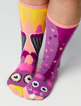 ADULT OWL & MOUSE SOCKS from Pals Socks