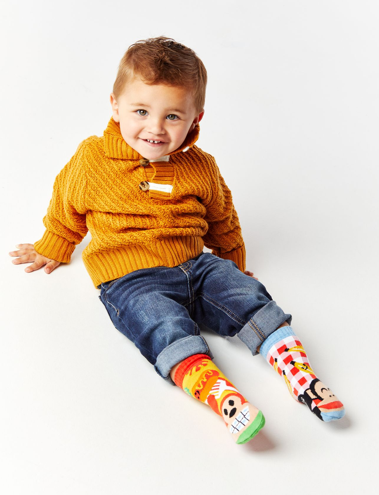 KIDS JULIUS & BOB NO SLIP SOCKS from Pals Socks