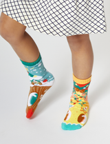 KIDS PINEY & COCO CHRISTMAS TREES NO SLIP SOCKS from Pals Socks