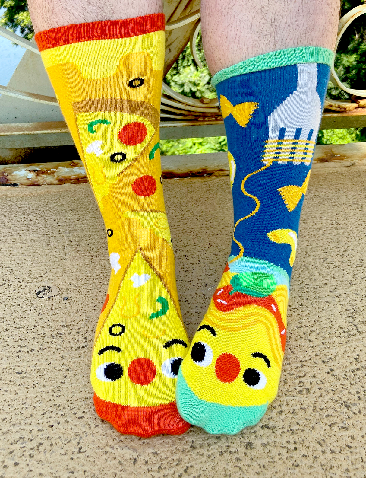 ADULT PIZZA & PASTA SOCKS from Pals Socks